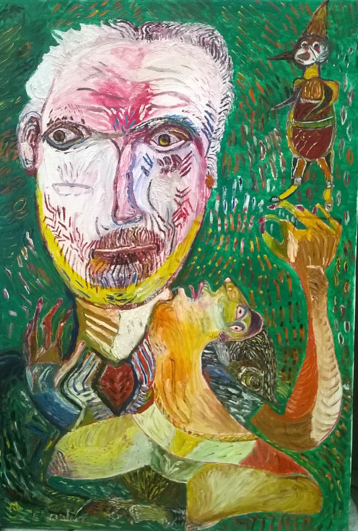 Martino Fiorattini, Senza titolo, olio su tela, 60x50 cm