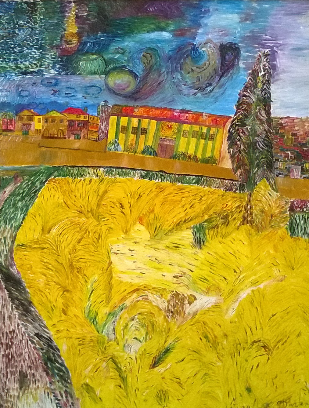 Martino Fiorattini, Senza titolo, olio su tela, 70x50 cm